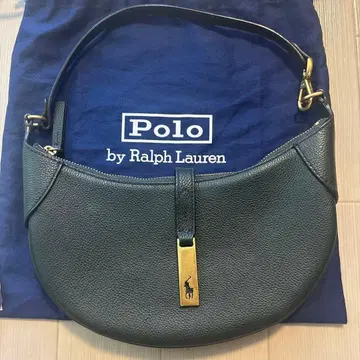 폴로 랄프 로렌 하프문형 가죽 백