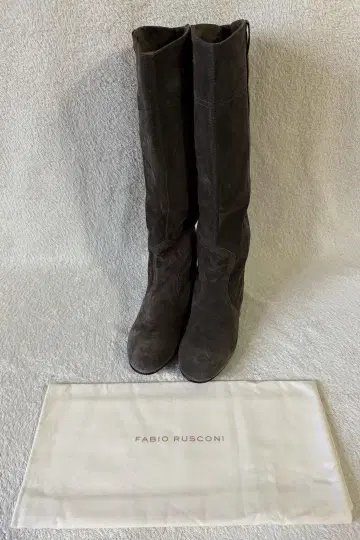 새상품 미사용 FABIO RUSCONI 롱 부츠 38 사이즈