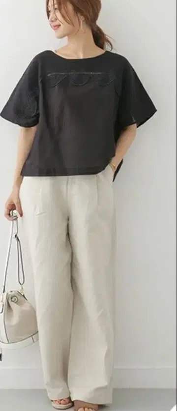 [ 미사용품 ] 어반 리서치 도어스 프론트 레이스 라인 풀오버