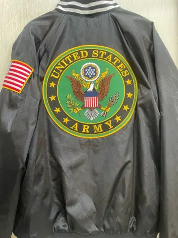 [ 무료배송 ] U.S. ARMY 나일론 자켓 바시티 자켓풍 M 사이즈