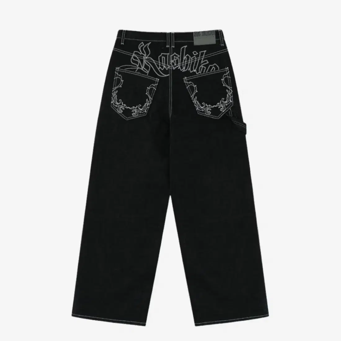 Kashiko Embroidered Pintuck Wide Pants #카시코,#카시코팬츠,#카시코