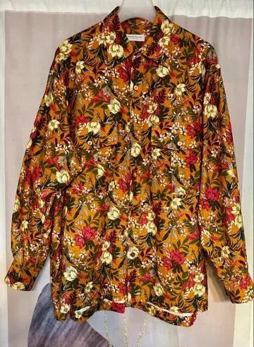 21aw 투모로우랜드 코튼비에라 플라워 가을 꽃무늬 셔츠