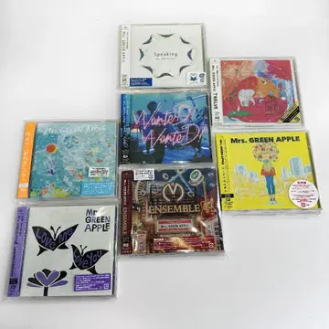 Mrs. GREEN APPLE 최초 한정 CD DVD 세트 7매