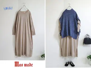 새상품 maomade 마오메이드 니트 원피스 슬릿 포함