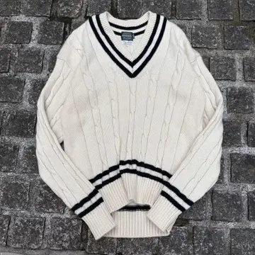 하나뿐인 90s MITSUMINE 미츠미네 크리켓 스웨터 일본제