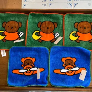 미피의 동료 보리스 타월 5장 세트 2패턴