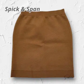 Y2835*Spick & Span 23AW 더블 페이스 미니 스커트