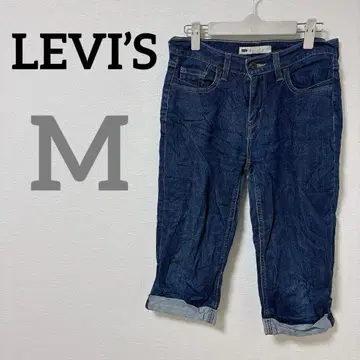 Levi's [ M ] 크롭 팬츠 카프리 팬츠 청바지 데님 팬츠