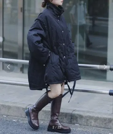 Kastane 멀티 웨이 퀼팅 리버서블 코트 1