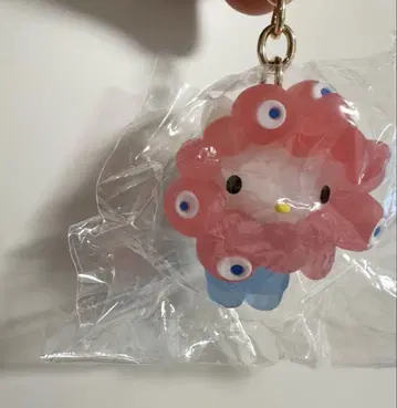 만박 산리오 미야쿠미야쿠 클리어 컬러 키링 키티