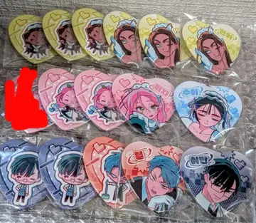 에이리언 스테이지 ALIEN STAGE 아니카페 하트 캔뱃지 이반