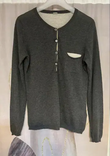 마가렛호웰 헨리넥 코튼 캐시미어 니트