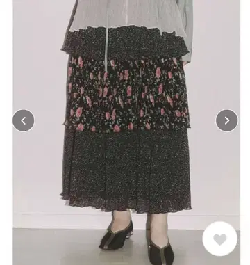 merry jenny floral 개더 캉캉 스커트