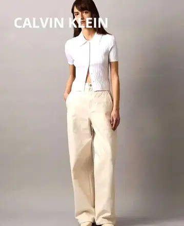 CALVIN KLEIN 청바지 트윌 트라우저 팬츠 24