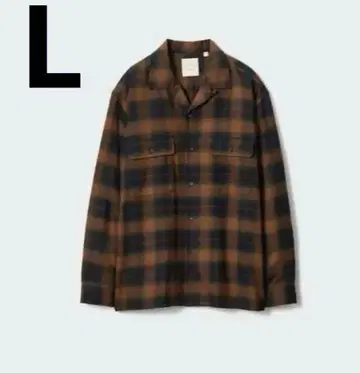 JW ANDERSON 브러쉬드 코튼 오버 사이즈 셔츠 L 사이즈