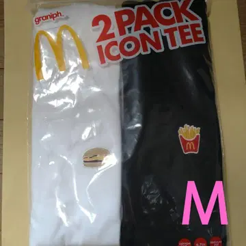 그라니프 맥도날드 T셔츠 치즈버거 감자 M 햄버거