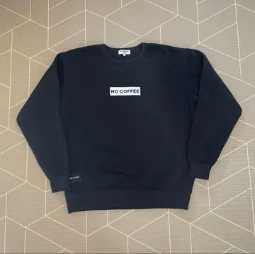 NO COFFEE BOX LOGO 크루 스웨트