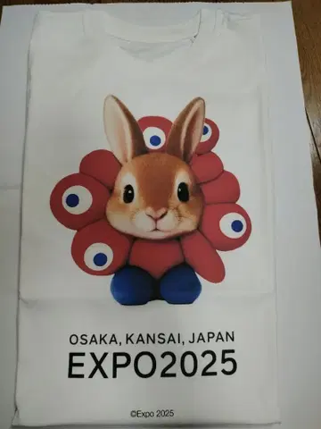 EXPO OSAKA 2025 북유럽관 한정판 T셔츠 토끼 XS 사이즈