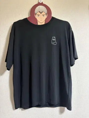 하이큐!! 키타 여우 키타 신스케 가로 현수막 셔츠 남성용 M 사이즈