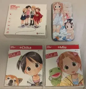 딸기 마시마로 캐릭터 CD 1 2 치카 미우 2점 세트