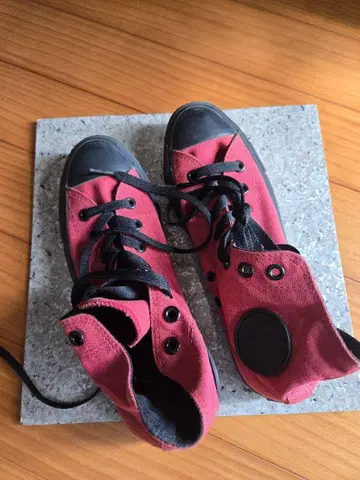 CONVERSE ALL STAR 진한 핑크 하이컷 레어 모델