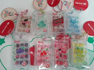 오늘 발송 다이토 한정판 쫀득쫀득군 미니어처 키링 8종 세트