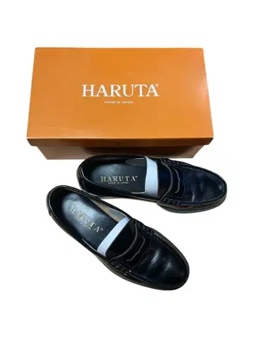 HARUTA 로퍼 906 블랙 26.5cm EEE