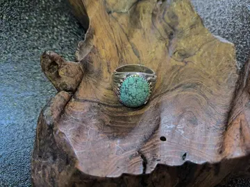 빈티지 터콰이즈 실버 반지