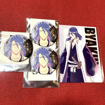 BLEACH 411 금박 캔뱃지 쿠키야쿠야쿠 브로마이드