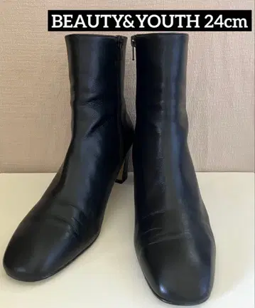 BEAUTY&YOUTH UNITED ARROWS 숏부츠 블랙 24