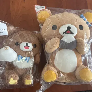리락쿠마 봉제 인형 세트 로손 복권 C상 라스트 원상 차이로이코구마