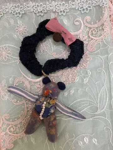 곰 봉제 인형 포함 헤어 액세서리