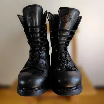 할리 데이비슨 블랙 부츠 레이스업 28cm