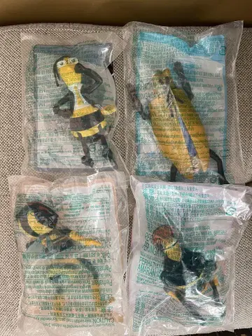 미개봉 새상품 BEE Movie 4개 세트 비 무비 맥도날드