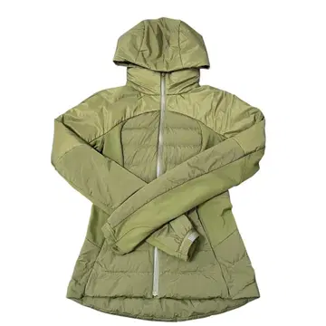 [ 새상품급 ] lululemon 다운 자켓 카키 2way