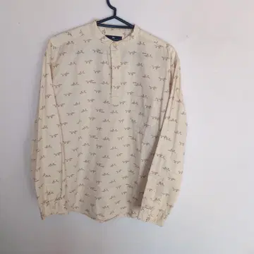 DOG DEPT SANTA MONICA 강아지 패턴 긴팔 셔츠 M 사이즈