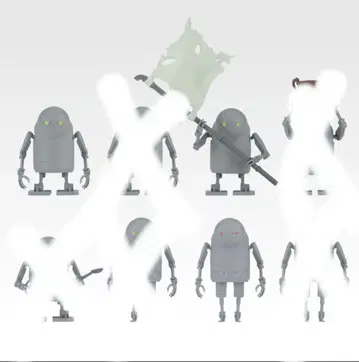 제일복권 NieR:Automata I상 기계 생명체 컬렉션 피규어 3개