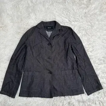 COMME CA ISM 컴시즘 데님 자켓 테일러드 그레이