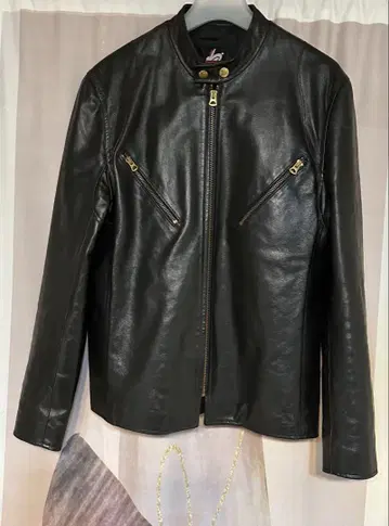 폴스미스 레드이어 90s 골드 버튼 토끼 소가죽 싱글 라이더