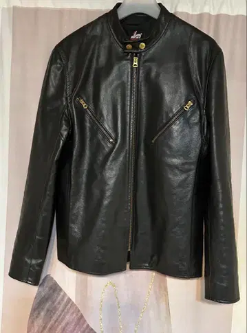 폴스미스 레드이어 90s 골드 버튼 토끼 소가죽 싱글 라이더