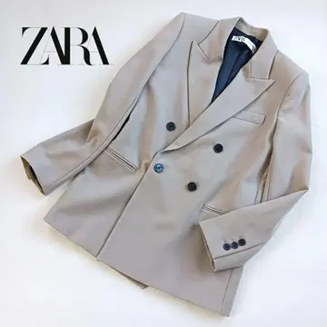 새상품급 ZARA 자라 더블 브레스트 자켓 그레이지 XS 사이즈
