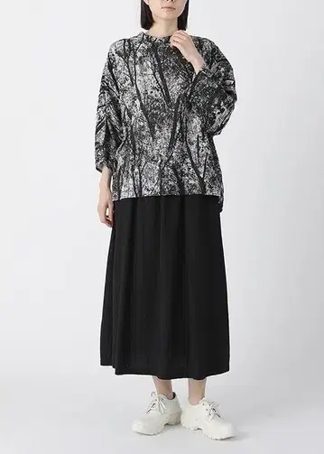 Plantation 24AW 포레스트 JQ 풀오버 블라우스 자카드