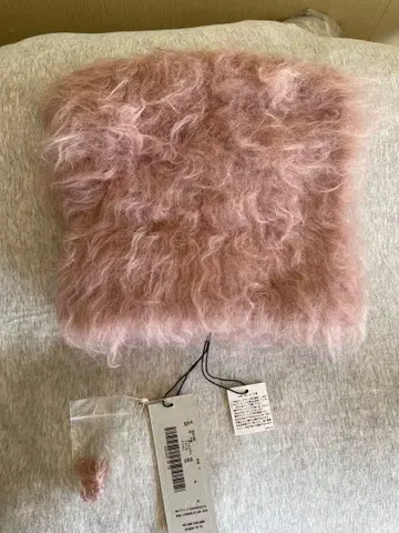 LOOP YARN SHAGGY CAT EAR KNIT CAP
