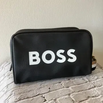 새상품 미사용 HUGOBOSS 휴고보스 세컨드 백 파우치 블랙