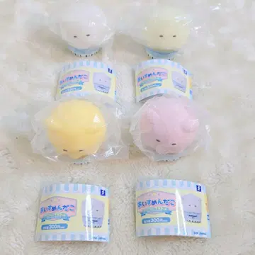 아이스 문어 푸니푸니 마스코트 4종 묶음 판매 가챠가챠