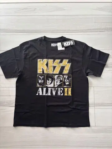 [ 미사용 새상품 ] KISS ALIVE II 투어 T셔츠 LL