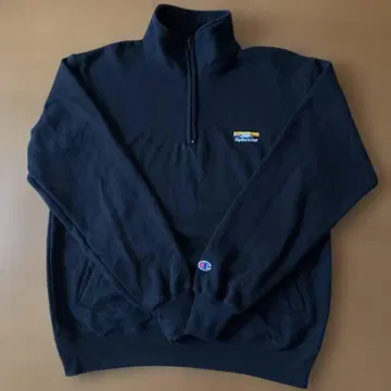 Champion x flipthescript 콜라보 하프 지퍼 맨투맨