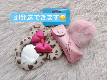 립 케이스 거울 미니 레오파드 무늬 레오파드 디즈니