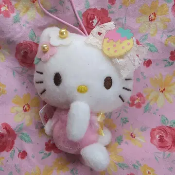 헬로키티 봉제 인형 핑크