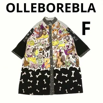 90s 올레보레 브라 알베로베로 동물 개 디자인 소매 돼지 튜닉